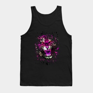 Tiger Roar (Pink) Tank Top